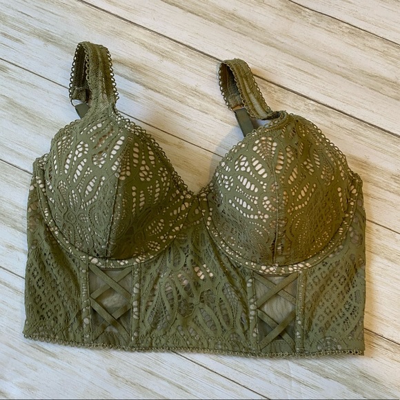 Victoria's Secret Other - Victoria’s Secret angel lace bustier 34dd bra